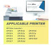 Compatible printer list for CB540A Toner