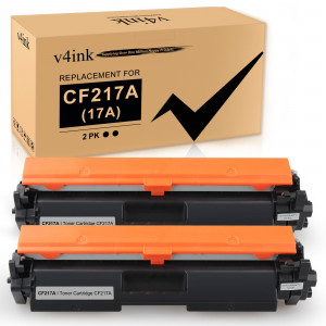v4ink HP 17A CF217A Compatible Black Toner Cartridge - 2 Packs v4ink HP 17A CF217A Compatible Black Toner Cartridge - 2 Packs
