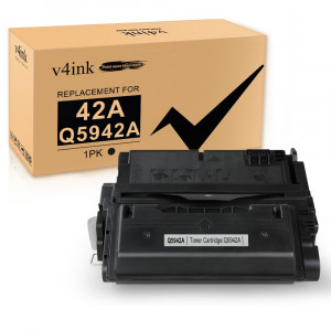 v4ink HP 42A Q5942A Compatible Standard Yield Toner Cartridge - 1 Pack v4ink HP 42A Q5942A Compatible Standard Yield Toner Cartridge - 1 Pack