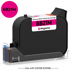 v4ink BENTSAI Original Water-Based Water-Soluble Ink Cartridge BB21M for 6205B 6205BL Handheld Printer, Magenta, 1 Pack v4ink BENTSAI Original Water-Based Water-Soluble Ink Cartridge BB21M for 6205B 6205BL Handheld Printer, Magenta, 1 Pack