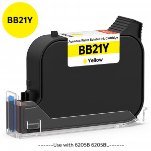 v4ink BENTSAI Original Water-Based Water-Soluble Ink Cartridge BB21Y for 6205B 6205BL Handheld Printer, Yellow, 1 Pack v4ink BENTSAI Original Water-Based Water-Soluble Ink Cartridge BB21Y for 6205B 6205BL Handheld Printer, Yellow, 1 Pack