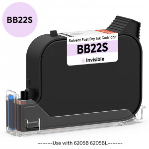 v4ink BENTSAI Original Solvent Fast Dry Ink Cartridge BB22S for 6205B 6205BL Handheld Printer, Invisible, 1 Pack v4ink BENTSAI Original Solvent Fast Dry Ink Cartridge BB22S for 6205B 6205BL Handheld Printer, Invisible, 1 Pack