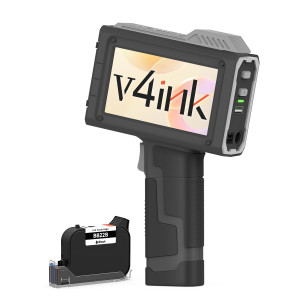 v4ink BENTSAI  BT-HH6205BL 6205BL Online Handheld Inkjet Printer Work on Production Line