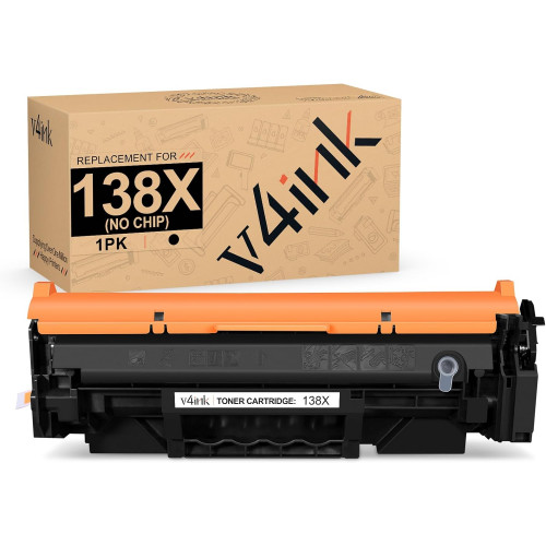 HP 138X W1380X Compatible High Yield Black Toner Cartridge NO CHIP 1 Pack