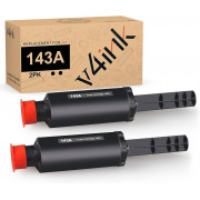 v4ink HP 143A (W1143A/W1143AD) Compatible Black Toner Cartridges, 2 packs (With CHIP) v4ink HP 143A (W1143A/W1143AD) Compatible Black Toner Cartridges, 2 packs (With CHIP)