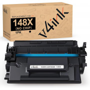 v4ink HP 148X W1480X Compatible High Yield Black Toner Cartridge 1 Pack (NO CHIP)