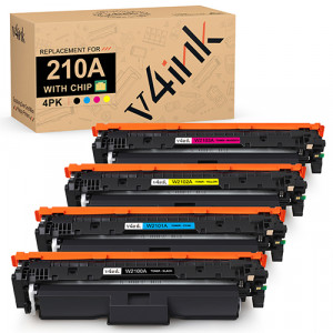 v4ink HP 210A Compatible Toner Cartridges 4 Color Set (With Chip) v4ink HP 210A Compatible Toner Cartridges 4 Color Set (With Chip)