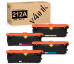 v4ink HP 212A Remanufactured Toner Cartridges 4 Pack