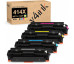 Compatible HP 414X High Yield Toner Cartridges 4 Pack