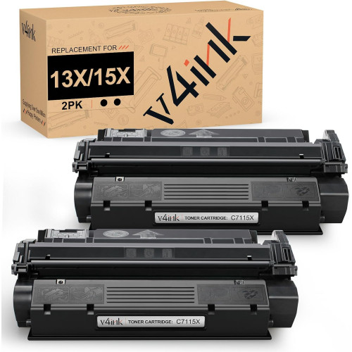 Compatible HP 15X C7115X Black Toner Cartridges 2 Pack 