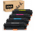 HP 304A CC530A Remanufactured Toner Cartridges 4 Pack