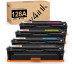 HP 128A CE320A Remanufactured Toner Cartridges 4 Pack