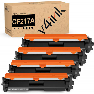 v4ink HP 17A CF217A Compatible Black Toner Cartridge - 4 Pack v4ink HP 17A CF217A Compatible Black Toner Cartridge - 4 Pack
