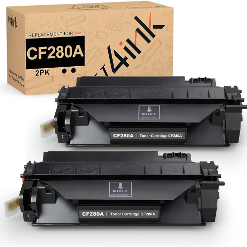 hp 80a cf280a toner cartridges 2 pack