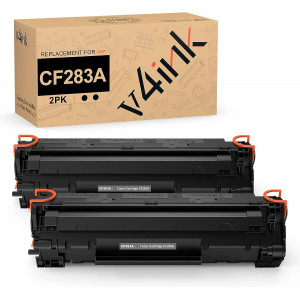 v4ink HP 83A CF283A Compatible Black Toner Cartridge - 2 Packs v4ink HP 83A CF283A Compatible Black Toner Cartridge - 2 Packs