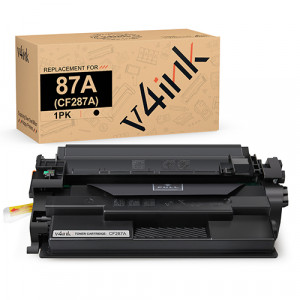v4ink HP 87A CF287A Standard Yield Compatible Black Toner Cartridge 1 Pack