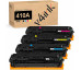 HP 410A Remanufactured Toner Cartridges 4 Pack