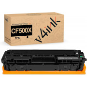 v4ink HP 202X CF500X Remanufactured High Yield Black Toner Cartridge 1 Pack