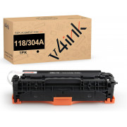 v4ink Remanufactured Cartridge Replacement for Canon 118 CRG-118 HP 304A CC530A, High Yield, 1 Pack