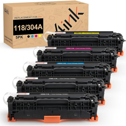 Canon 118 Remanufactured Toner Cartridges 5 Pack