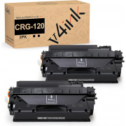v4ink Canon 120 (2617B001AA) Compatible High Yield Black Toner Cartridge - 2 Packs