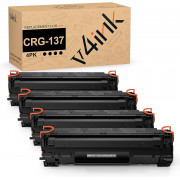 v4ink Canon 137 (9435B001) Compatible Black Toner Cartridge - 4 Pack