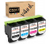 Lexmark CS317 CX317 Compatible Toner Cartridges 4 Color Set