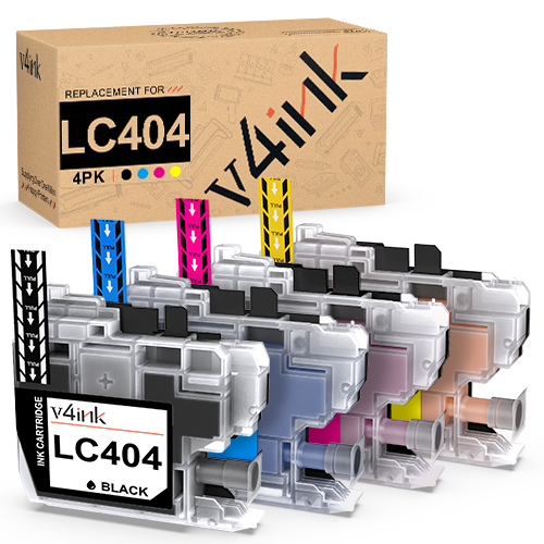 Brother LC404 Compatible Ink Cartridges 4 Color Set