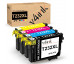 Epson 232XL T232XL Remanufactured Black and Color Ink Cartridges 4 Pack