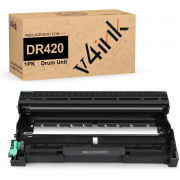 v4ink Brother DR420 Comaptible Black Drum Unit, High Yield, 1 Pack