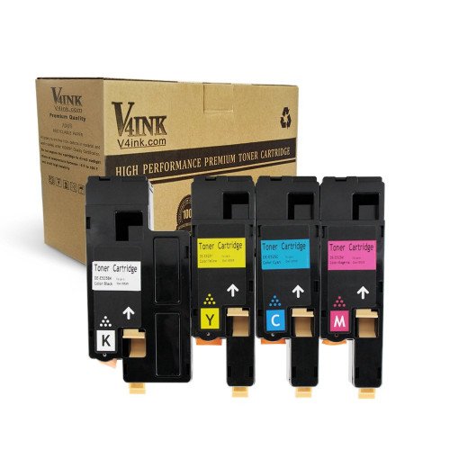 4 Pack 1250 Color Toner Set for Dell Laser 1250 1250c 1350cnw 1355cn 1355cnw