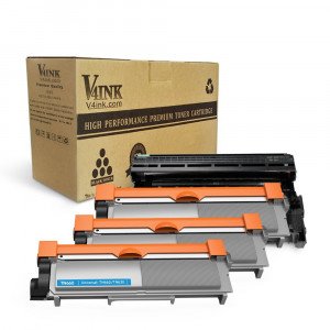 Brother TN660 & DR630 Compatible High Yield 4-Piece Combo Pack (3 Toner +1 Drum)