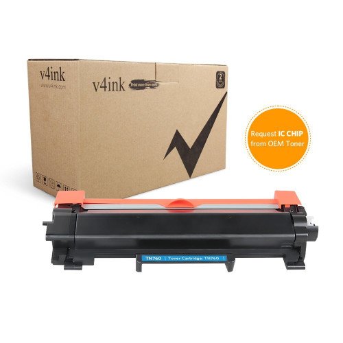 Brother TN760 New Compatible Black Toner Cartridge DIY Version