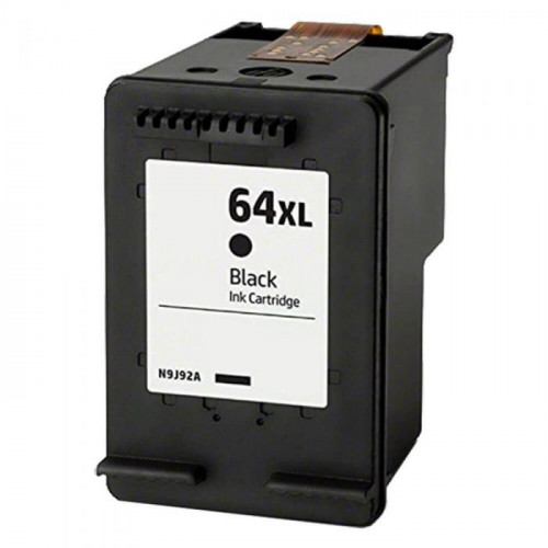 Hp 64xl remanufactured high yield black ink cartridges 1pk