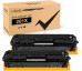 2 Pack HP CF400X Remanufactured Black Toner Cartridge