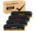 HP 201X Remanufactured Toner Cartridges 4 Packs