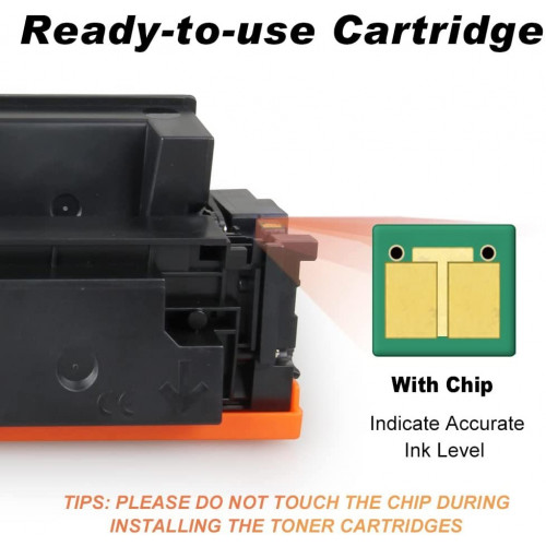 hp 206x toner set are come with chip