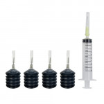 v4ink BENTSAI Water-Based HFE-2000 Refill  Ink Cartridge for B80 Handheld printer, Black, 4 Bottles(with chips)