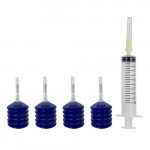 v4ink BENTSAI Water-Based HFE-2001 Refill Ink Cartridge for B80 Handheld printer, Cyan, 4 Bottles(with chips)