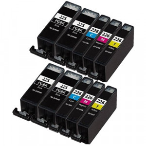 V4INK Canon  PGI-225 Compatible Ink Cartridge 10-Piece Combo Pack V4INK Canon  PGI-225 Compatible Ink Cartridge 10-Piece Combo Pack
