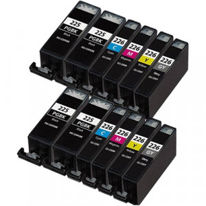 V4INK Canon PGI-225 Compatible Ink Cartridge 12-Piece Combo Pack V4INK Canon PGI-225 Compatible Ink Cartridge 12-Piece Combo Pack