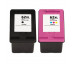 Remanufactured HP 62XL ink Cartridges 2 Pack