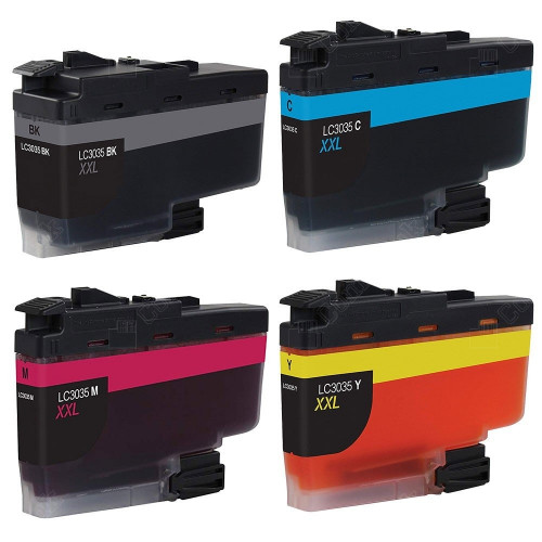 Brother LC3033/LC3035 Compatible Ink Cartridge 4Piece Combo Pack