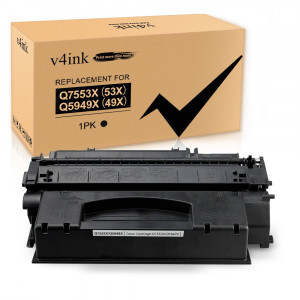 v4ink HP 49X Q5949X Compatible High Yield Black Toner Cartridge - 1 Pack v4ink HP 49X Q5949X Compatible High Yield Black Toner Cartridge - 1 Pack