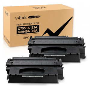 v4ink HP 49X Q5949X Compatible High Yield Black Toner Cartridges - 2 Pack v4ink HP 49X Q5949X Compatible High Yield Black Toner Cartridges - 2 Pack