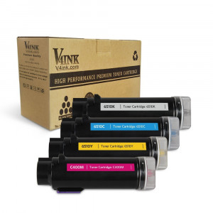 Xerox WorkCentre 6515 / Phaser 6510 Compatible KCMY 4 Set Toner Cartridges, High Yield