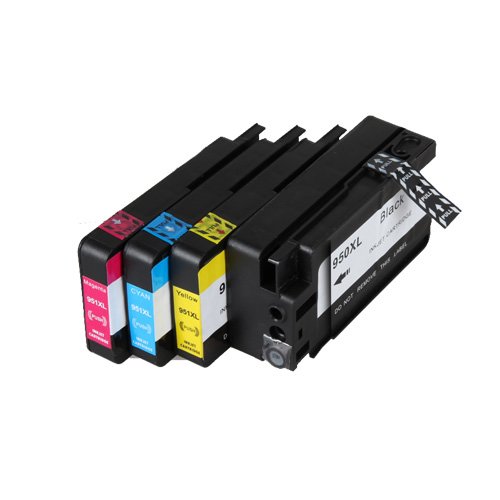 HP 950XL 951XL Compatible Ink Cartridge 4-Piece Combo Pack