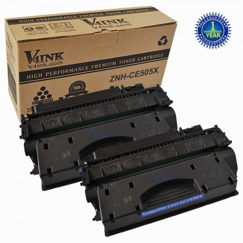 HP CE505X Compatible Toner Cartridge - 2 Packs