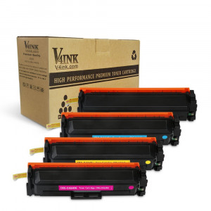 Canon 046H Compatible KCMY Toner Cartridge 4 Color Set, High Yield