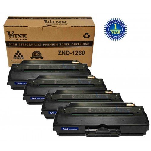 Dell 1260 Compatible Toner Cartridge - 4 Packs